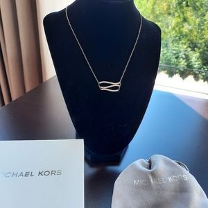 Michael Kors Gold Tone  Adjustable Necklace